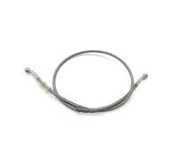 Motorbike Hoses Motorcycle Dirt Bike 400mm-1500mm for Universal Racing Hydraulic Banjo Pipe Braided Brake Hose Line Steel Brake Cable Motorcycle Brake line(1400MM)