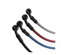 Motorbike Hoses Motorcycle Hydraulic Brake Hose Line Cable 10mm Banjo for ATV Dirt Bike Brake Oil Pipe 300mm-500mm Motorcycle Brake line(Rood,300mm)