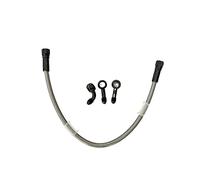 Motorbike Hoses Motorcycle Hydraulic Clutch Tube Master Cylinder Brake Oil DOT Pipe Reinforced Racing Transparent Black Braided Brake Hose Motorcycle Brake line(1900MM)