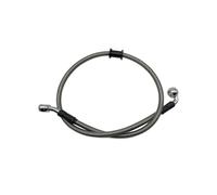 Motorbike Hoses Motorcycle Hydraulic Reinforced Brake Clutch Oil Hose Cable Line Pipe for ATV Dirt Racing BikeSilver 30cm to 220cm 28°-90° 10mm Motorcycle Brake line(Silver 120cm)