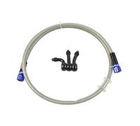 Motorbike Hoses Reinforced ATV Dirt Pit Racing Bike Braided Brake Hose Master Cylinder Brake Oil DOT Pipe Motorcycle Hydraulic Clutch Tube Motorcycle Brake line(900mm)