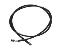 Motorbike Hoses Stainless Steel Braided PTFE Pipe with 28 Degree Banjo Fittings and Outer Filament PVC Covered Motorcycle Brake Oil Hose Line Motorcycle Brake line(1200mm)