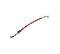 Motorbike Hoses Steel Brake Cable Hydraulic Banjo Pipe Short Motorcycle Dirt Bike Braided Brake Hose Line 27 34 40 Cm Motorcycle Brake line(Rood,40cm)