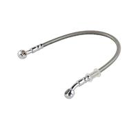 Motorbike Hoses Universal 39cm-140cm Motorbike Stainless Steel Braided Pipeline Motorcycle Brake Oil Hose Brake Line Motorcycle Brake line(45cm)