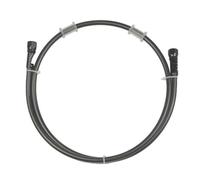 Motorbike Hoses Universal 400mm - 2200mm Motorcycle Hydraulic Brake Hose Line Cable 90-90 Degrees 10mm Banjo Pipe Line Braided Oil Hose Motorcycle Brake line(1000 mm)