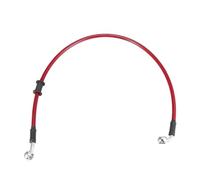 Motorbike Hoses Universal 40cm Red Hydraulic Reinforced Stainless Steel Braided Hose Motorcycle Brake Clutch Oil Hose Line Pipe Motorcycle Brake line(60cm)