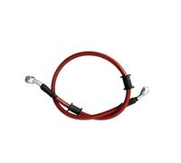 Motorbike Hoses Universal Brake Hose Line Steel Brake Cable Lengh 40cm-150cm Hydraulic Brake Hose Head Both Sides Banjo 28 ° for Motorcycle Motorcycle Brake line(Red 120cm)