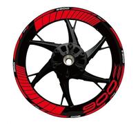 Motorbike Hub Decoration Motorcycle Wheel Decals Stickers for Kawasaki for Ninja Z900 Z 900 Z-900 Wheel Sticker Reflective Rim Decal Stripe Tape Wheel Rim Sticker Set(Color2)