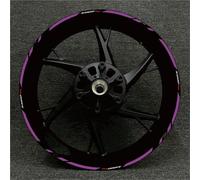 Motorbike Hub Decoration Motorcycle Wheel Sticker for BMW S1000XR S1000R 1000RR Reflective Sticker On Wheel Hub Rim Decal Wheel Rim Sticker Set(Color 3)