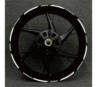 Motorbike Hub Decoration Motorcycle Wheel Sticker for CFMOTO 650 MT 400GT 650NK 400NK 300NK 250NK 150NK Rim Decal Wheel Rim Sticker Set(Color2)