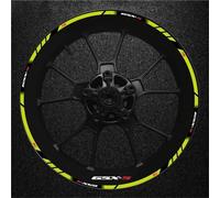 Motorbike Hub Decoration Motorcycle Wheel Stickers Rim Decals for Suzuki Gsx-s1000 Gsx S 1000 Gsx S750 2024 Modified Decorative Stickers Wheel Rim Sticker Set(Color20)