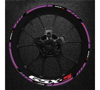 Motorbike Hub Decoration Motorcycle Wheel Stickers Rim Decals for Suzuki Gsx-s1000 Gsx S 1000 Gsx S750 2024 Modified Decorative Stickers Wheel Rim Sticker Set(Color 15)
