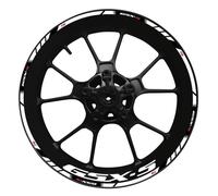 Motorbike Hub Decoration Motorcycle Wheel Stickers Rim Decals for Suzuki Gsx-s1000 Gsx S 1000 Gsx S750 2024 Modified Decorative Stickers Wheel Rim Sticker Set(Color 30)