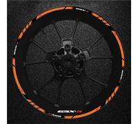 Motorbike Hub Decoration Motorcycle Wheel Stickers Rim Decals for Suzuki Gsx-s1000 Gsx S 1000 Gsx S750 2024 Modified Decorative Stickers Wheel Rim Sticker Set(Color 16)
