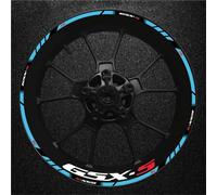 Motorbike Hub Decoration Motorcycle Wheel Stickers Rim Decals for Suzuki Gsx-s1000 Gsx S 1000 Gsx S750 2024 Modified Decorative Stickers Wheel Rim Sticker Set(Color 4)