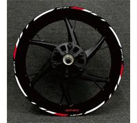 Motorbike Hub Decoration Motorcycle Wheel Stickers Rim Decals for YA&MAHA MT-07 MT07 MT 07 2022 Modified Decorative Stickers Wheel Rim Sticker Set(Color 19)