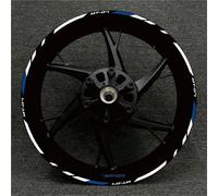 Motorbike Hub Decoration Motorcycle Wheel Stickers Rim Decals for YA&MAHA MT-07 MT07 MT 07 2022 Modified Decorative Stickers Wheel Rim Sticker Set(Color 16)