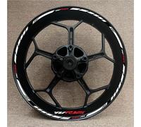 Motorbike Hub Decoration Motorcycle Wheel Stickers Rim Decals for YA&MAHA YZF R125 YZFR125 YZF R 125 Modified Decorative Stickers Wheel Rim Sticker Set(Color 19)