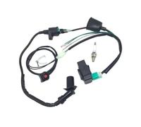 Motorbike Ignition Coil ATT-Motors Wiring Loom Harness Kill Switch Ignition Coil CDI For 50Cc-160Cc SSR Thumpstar Kick Start Pit Dirt Bike
