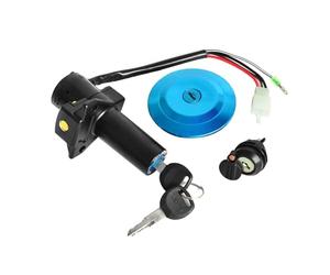 Motorbike Ignition Coil For YBR125 For YBR 125 2002-2019 Lock Set Ignition Switch Fuel Cap Seat