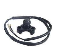 Motorbike Ignition Starter Button 22MM 1PC Motorcycle Switches Power Start Kill Fog Light Button Universal Self-Return Manual-Return For Racing Off-Road ATV Motorbike Accessories(Black,Manual)