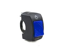 Motorbike Ignition Starter Button 22mm Motorcycle Switch Push Button 12V Button Connector Handlebar Switch For ATV Electronic Bike For Scooter Motorbike Parts Accessories(Blue)