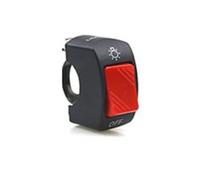 Motorbike Ignition Starter Button 22mm Motorcycle Switch Push Button 12V Button Connector Handlebar Switch For ATV Electronic Bike For Scooter Motorbike Parts Accessories(Red)