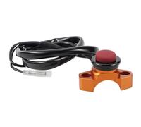 Motorbike Ignition Starter Button Compatible With YZF YZ 2.2cm 0.87" Motorcycle Engine Stop Start Kill Switch Red Push Button Motorbike Parts Accessories(Orange)