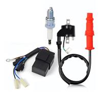 Motorbike Ignition switch kit For Polaris Sportsman For 500 1996 1997 1998 1999 2000 2001 3085564 3085228 Ignition Coil & CDI Box（8 Pin/line ）Spark Plug