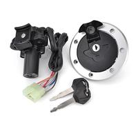 Motorbike Ignitions Compatible With For ZR400 XANTHUS 1992-1995 Ignition Switch With Key For Seat Lock And Fuel Tank Cap