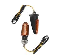 Motorbike Indicator 2Pc Motorcycle Mini Turn Signal Headlight Amber Front Rear Flashing Light Waterproof Blinker M8 Bolt