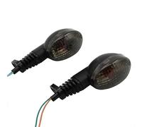 Motorbike Indicators Motorcycle Turn Signal Indicator Light For Kawasaki For Ninja 250 EX250R KLX250/S/SF KLX 300/250/230/150/125/L For Vulcan S 650 Turn Signals Lights(Smoke)