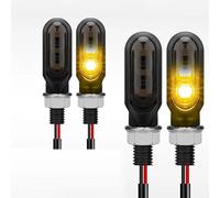 Motorbike Indicators Motorcycle Turn Signal Lights Indicator Lamp For BMW S1000RR S1000XR S1000R HP4 F650GS F750GS C400GT C400X C400 GT X C600 C600sport Turn Signals Lights(Smoke,4 pcs)