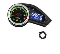 Motorbike Instrument assembly Motorcycle Digital Odometer Tachometer Gear Indicator Digital Speedometer Sensor Bracket Universal Odometer Tachometer