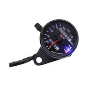 Motorbike Instrument Odometer 12V Universal Motorcycle Speedometer Odometer Turn Signal Headlight Indicator Motorbike Gauge Digital Dash Tachometer