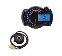 Motorbike Instrument Odometer Universal Digital Motorcycle Odometer Speedometer Meter Instrument Adjustable Dashboard Tachometer