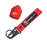Motorbike Key Chain Key Case For Ducati 600 748 848 999 1098 800 900 749 1198 Monster S2R/S4/S4R/ST3 600 620 696 Motorcycle Key Case Cover Shell(Red,C)
