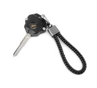 Motorbike Key Chain Key Case For Hon@&da CB650R CB 650R CB-650R Motorcycle Accessories CNC Key Cover Case Shell Embroidery Badge Keyring(1 Set Black)