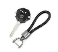 Motorbike Key Chain Key Case For HON@&DA NT1100 NT 1100 1100CC Accessories Motorcycle Key Cover Case Shell Keychain Keyring Key Chain Holder(B Black)