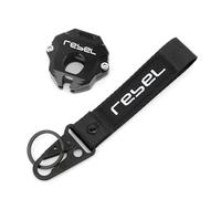 Motorbike Key Chain Key Case For HON@&DA Rebel CM1100 REBEL 1100 1100T DCT Motorcycle Aluminium Accessories Key Cover Case Shell Keychain Keyring Key Chain(B Black)