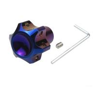 Motorbike Key Head Cap Aluminium Hexagon Key Lock Tip Cover for Modification - Wear Resistant Decorative Moulding Red Blue Gold Silver Black Orange Green Purple Yellow