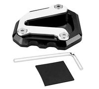Motorbike Kickstand ，CNC Side Stand Kickstand Plate Extension Pad Enlarge for KTM 790 DUKE 2018-2019(Deep black)