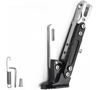 Motorbike Kickstands for Honda Goldwing 1800 F6B GL1800,Aluminum Alloy Adjustable Side Foot Stand Support Holder Parking Fittings Parts Accessories,Silver