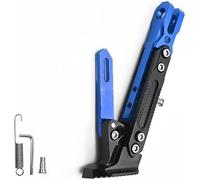 Motorbike Kickstands for Honda XR 125 150 200 650 2001-2025,Aluminum Alloy Adjustable Side Foot Stand Support Holder Parking Fittings Parts Accessories,Blue