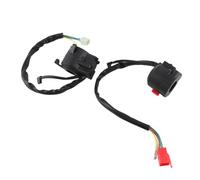 Motorbike Light Switches 2Pcs 12V DC 7/8" 22mm Motorcycle Handlebar Control Switch Starter and Kill Switch Indicator Switches Turn Light Control Switch + handlebar switch