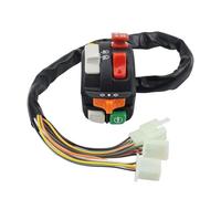 Motorbike Light Switches Motorcycle Handlebar Control Switch Multifunction Assembly Warning Light Kill Start Turn Signal Horn Button Switch 22mm 7/8"