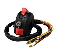 Motorbike Light Switches Motorcycle Handlebar Switches Universal Control Horn Headlight Warning Light Electrical Start Kill Switch Buttons 22mm 7/8"