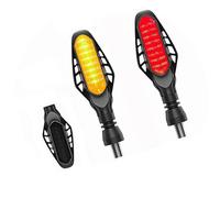 Motorbike light Tail Brake Light Motorcycle Accessories For MV Agusta For Brutale 675 920 990R 800RR(Black- Silver)