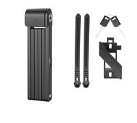 Motorbike Lock Security Foldable Bike Lock Key Strong Security Anti-Theft Bicycle Password Heavy Chain Cable Padlock Motorcycle Motorcycle Chain and Padlock(80cm-2Key Black)