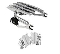 Motorbike Luggage Rack For Touring For Road For King For Street For Glide 2014-2024 Motorcycle Accessories Detachable Luggage Rack 4 Point Docking(Chrome (2009-2013))
